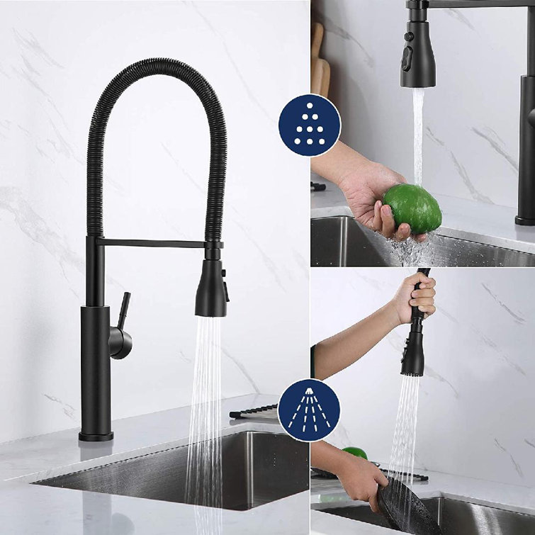 CONGYI_HUAFU Pull Down Kitchen Faucet With Sprayer,WS0201 ...